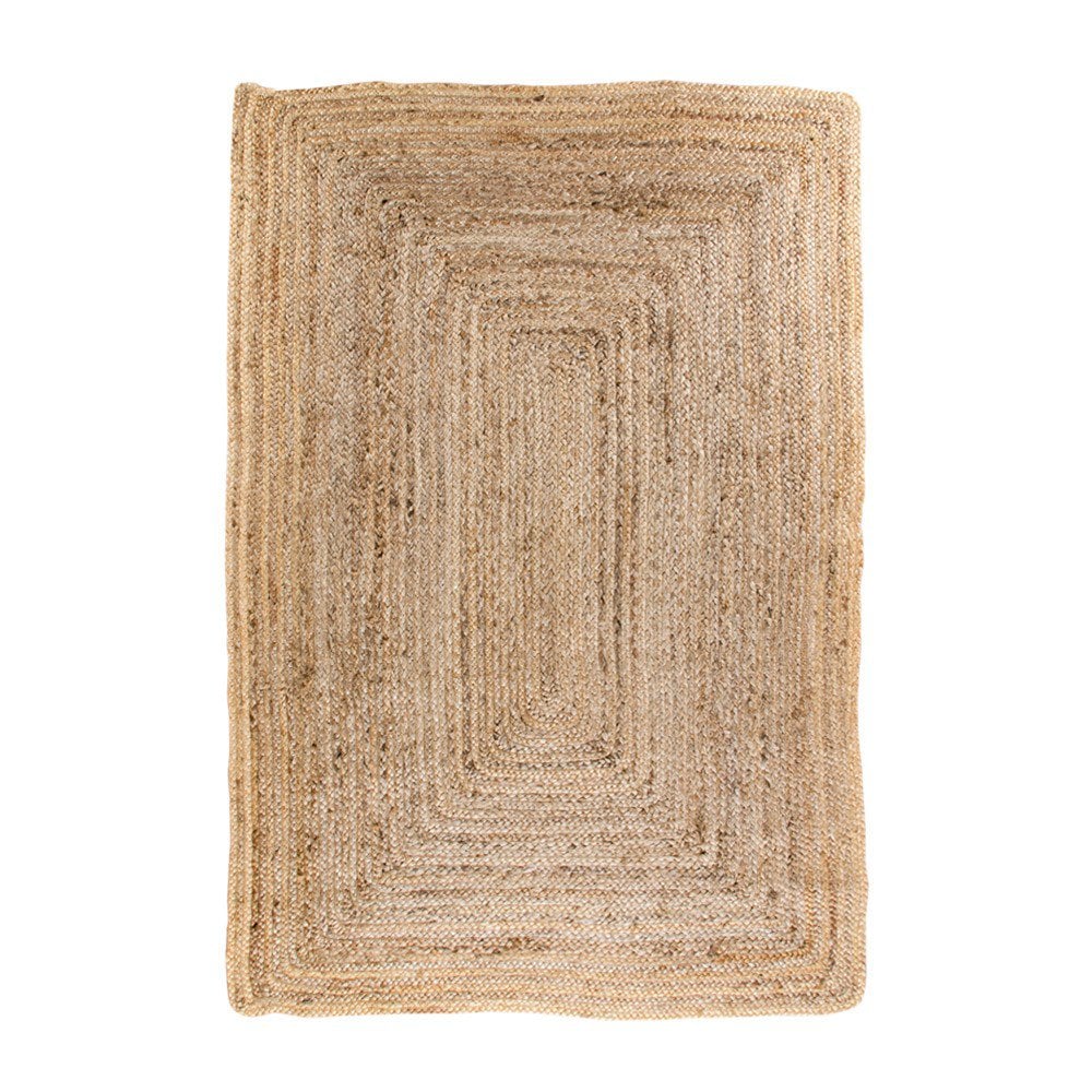 Tapis Bombay placé dans un salon au style rustique
