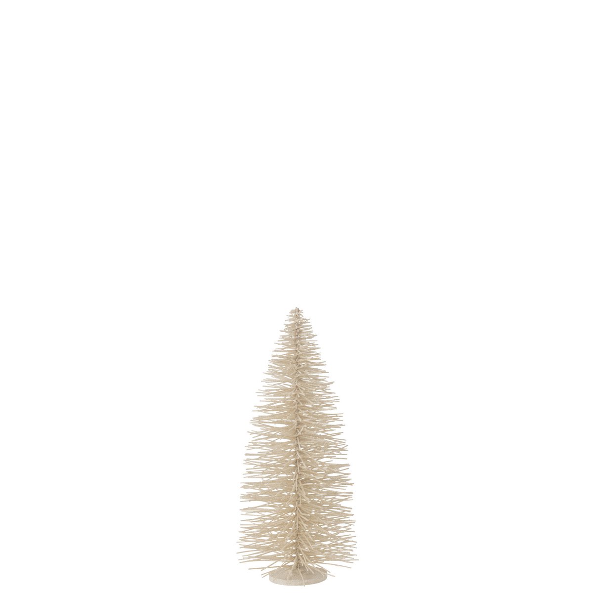 Arbre de Noël en bois blanc J-Line, élégant et raffiné pour une décoration festive
