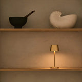 Lampe de table rechargeable Ava dorée
