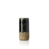 Le Vase Cylindre Mousse - Vert Béton - M