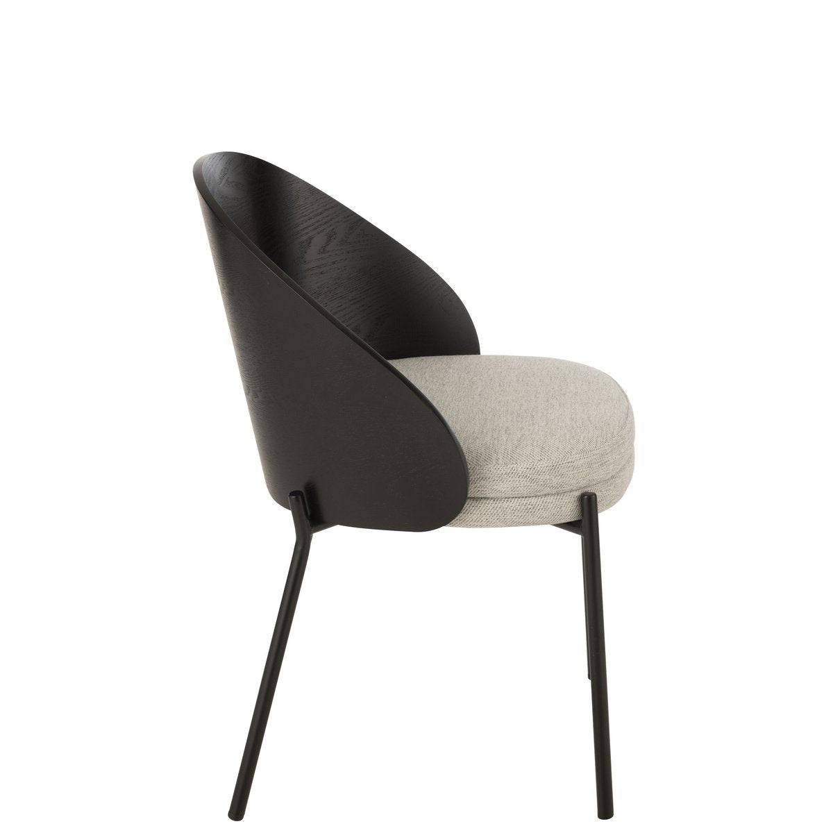 Chaise J-Line Lone, détail du dossier en contreplaqué
