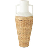 Vase J-Line décoratif en terre cuite, ambiance intérieure