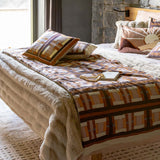 Coussin brodé Taho Cuivre 45 x 45