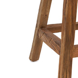 Tabouret de Bar Shibori - Vue de dos montrant la simplicité du design