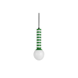 Lampe à suspension rayée rétro