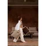 La Housse de Coussin en Grain de Lin - Noir Naturel