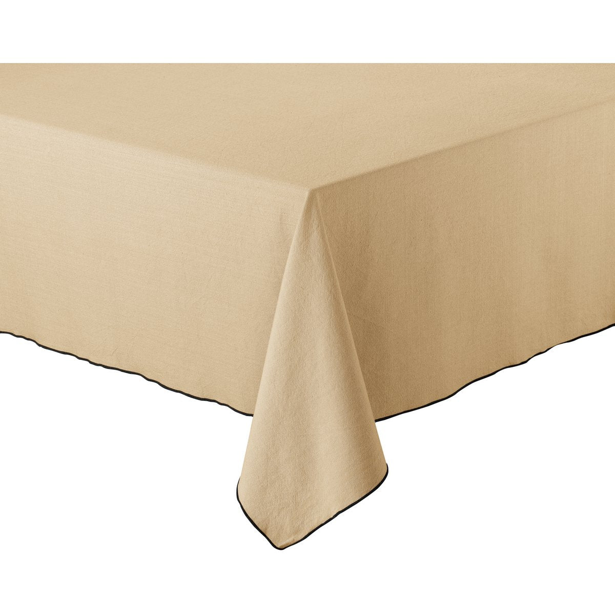 Nappe recyclée Grace Camel 140x250 - Élégance et durabilité