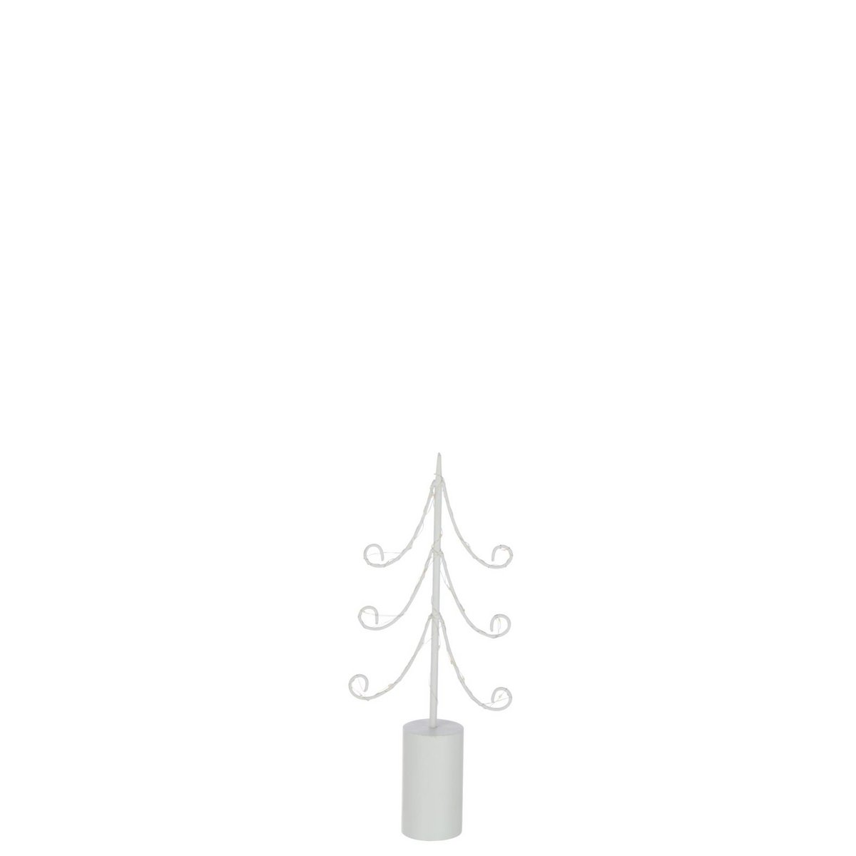 Lampe J-Line Boom LED en métal blanc, vue avant