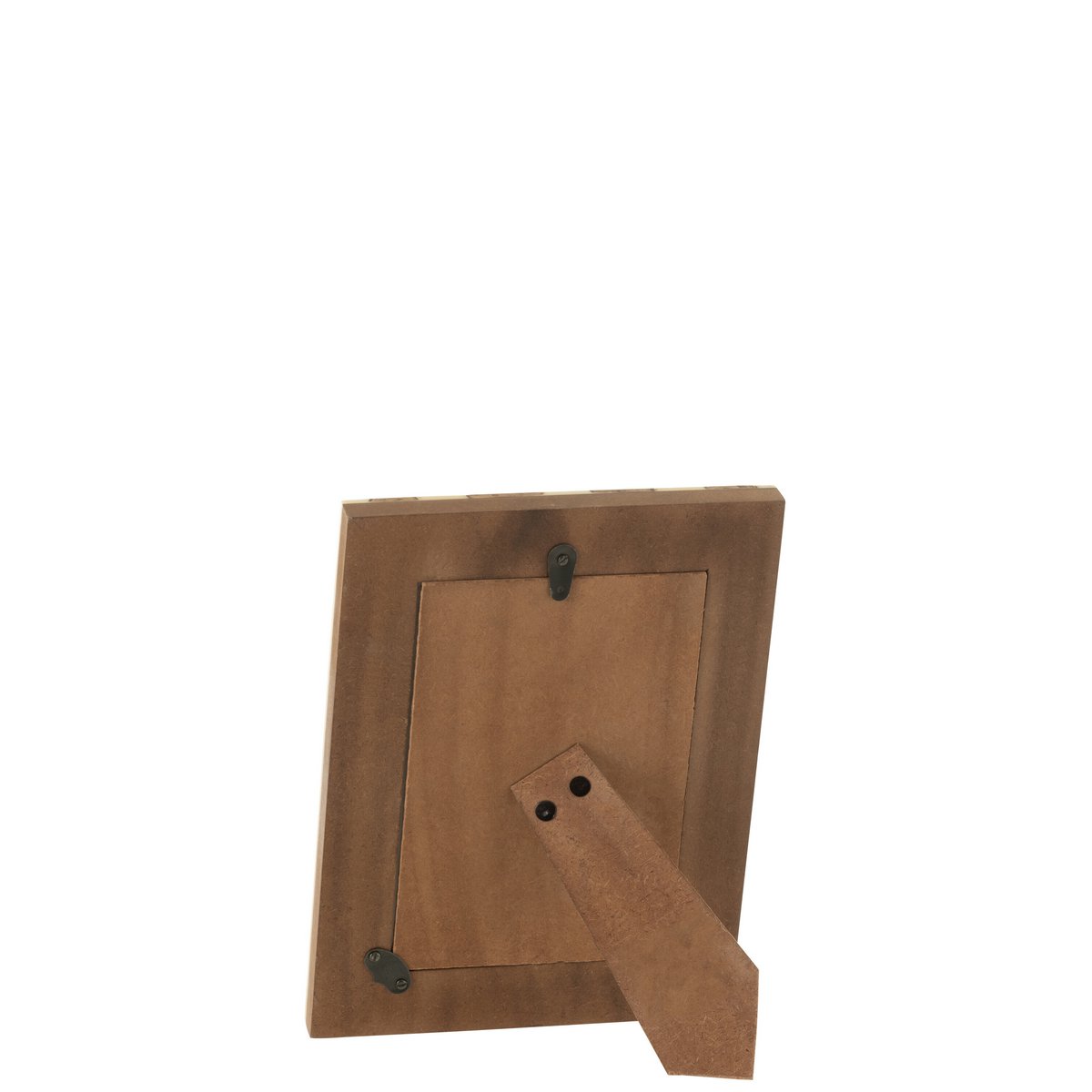 Cadre photo Ibi J-Line en MDF blanc et brun, vue avant
