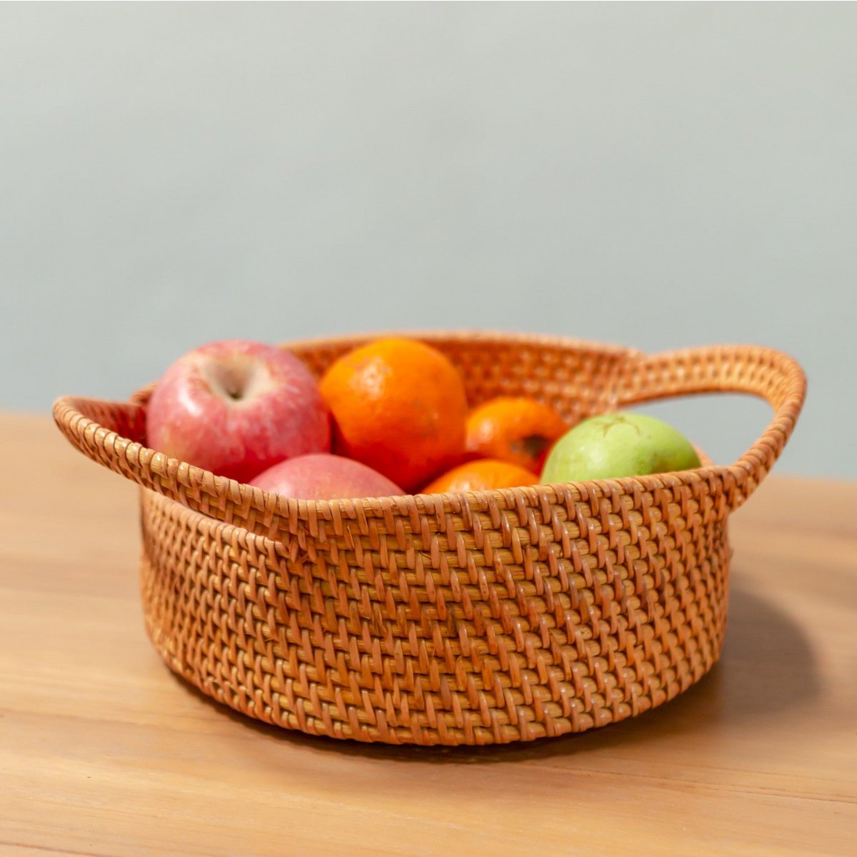 Panier décoratif SUWARI en rotin, taille S et M