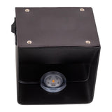 Cordy Wall Light "cube" magnétiquement, env. 10 x 10 cm, en métal noir, avec capteur de mouvement