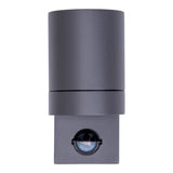 Lampe murale extérieure "Romb" avec détecteur de mouvement, aluminium colorant en anthracite, minuterie, lampe modifiable, 7 x 12,5 x 16,4 cm