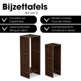 Table d'appoint Gian Marron foncé