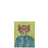 Décoration murale Tigre Pop Art J-Line - toile multicolore