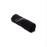 La Nappe en Lin - Noir - 150x200