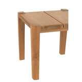 Table d'appoint Bruce en teck naturel, ambiance salon