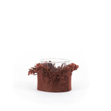 Le bougeoir Oh My Gee - Velours Bourgogne - S