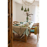 Nappe recyclée Grace Céladon 170 x 300