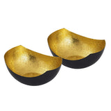 Porte-toile de théâtre 48 parties ensemble 2´x 24 VE HOLDER LOVE Shell Shape Black Matt Gilded à l'intérieur