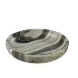 Bol J-Line en marbre noir et gris, design contemporain et élégant.