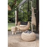Le Pouf Raphia Flores - Naturel