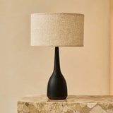Vue latérale de la lampe Jacob, éclairage doux