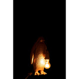 Détail de la lampe J-Line Penguin en polyresin doré
