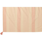 Plaid Mik J-Line, détail des couleurs blanc et rose