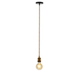 Lampe décorative "Ontario" MetalBaldachin "Ontario" fait de métal en alt et jute, version E27, éclairage pour le salon ou le bureau.