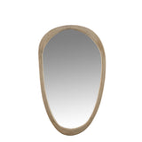 Miroir irrégulier J-Line en bois naturel - vue avant