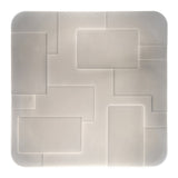 Plafonnier LED "Luxor" effet cristal 54x54cm