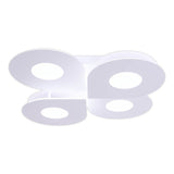 Plafond LED "SMILLA" blanc, 50 x 50 cm, 8 cm, métal et plastique, LED intégrés, 2400 lm, dimmable, fonction CCT 3000-6 500 K, fonction de veilleuse de nuit.
