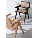 Chaise Treillis J-Line, mise en scène dans un salon contemporain