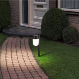2 coffre-fort solaire LED "Sina" 47,2 cm de haut, plastique en noir et blanc, LED intégré, blanc chaud