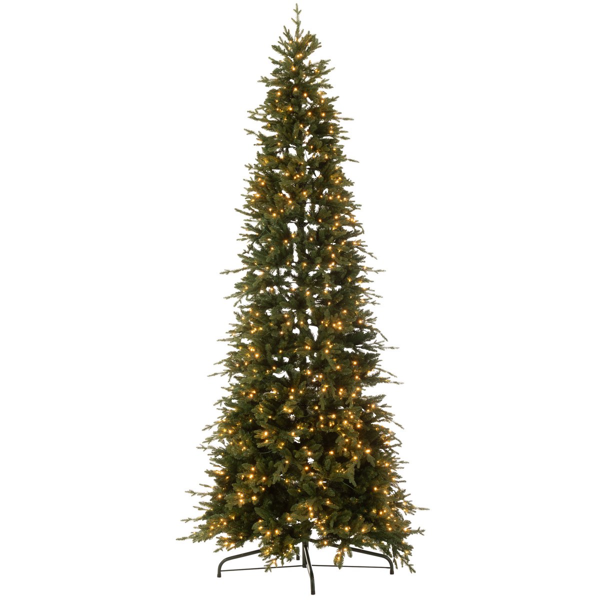 Ambiance chaleureuse avec le sapin de Noël J-Line dans un intérieur