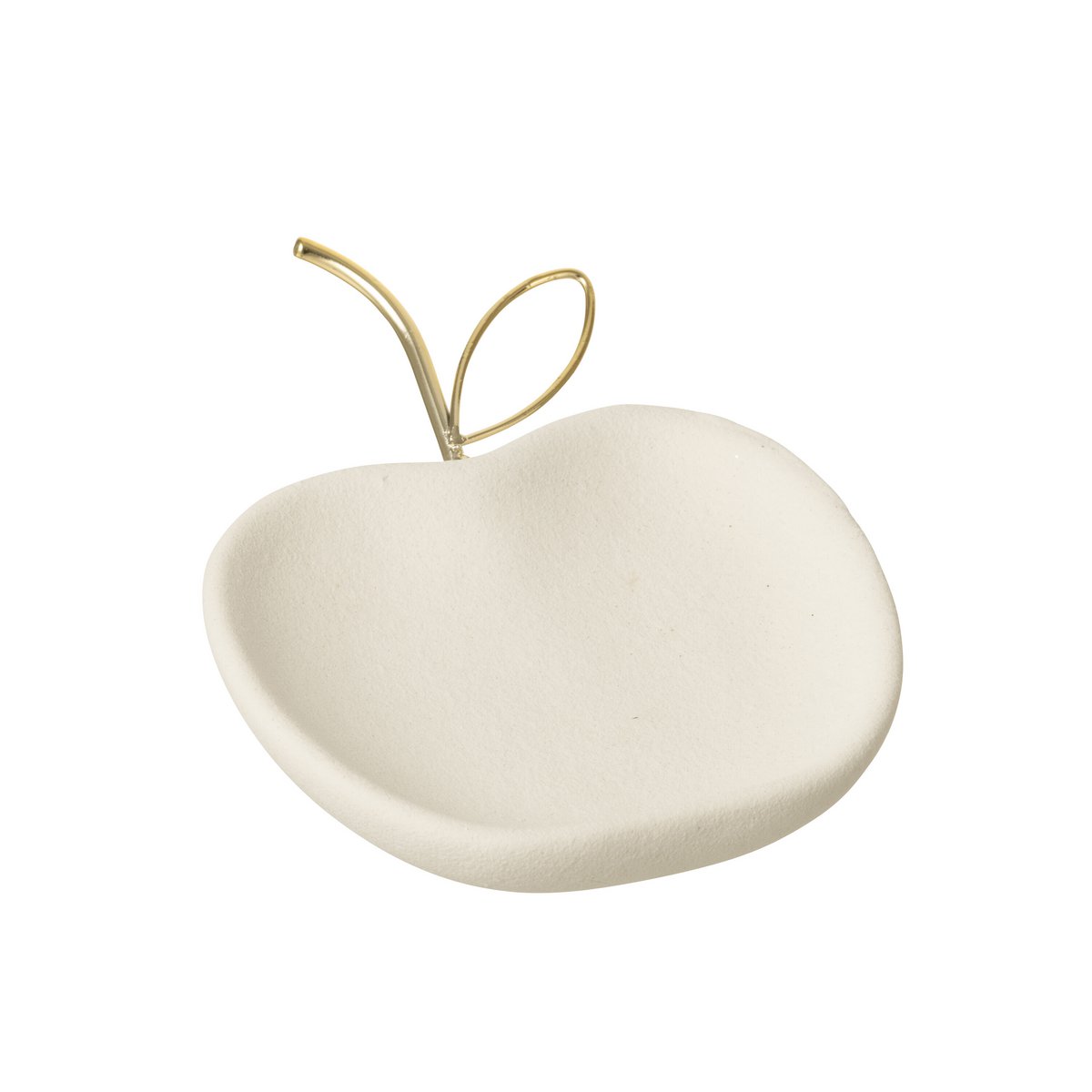 Assiette J-Line Pomme sur une table dressée, ambiance chic