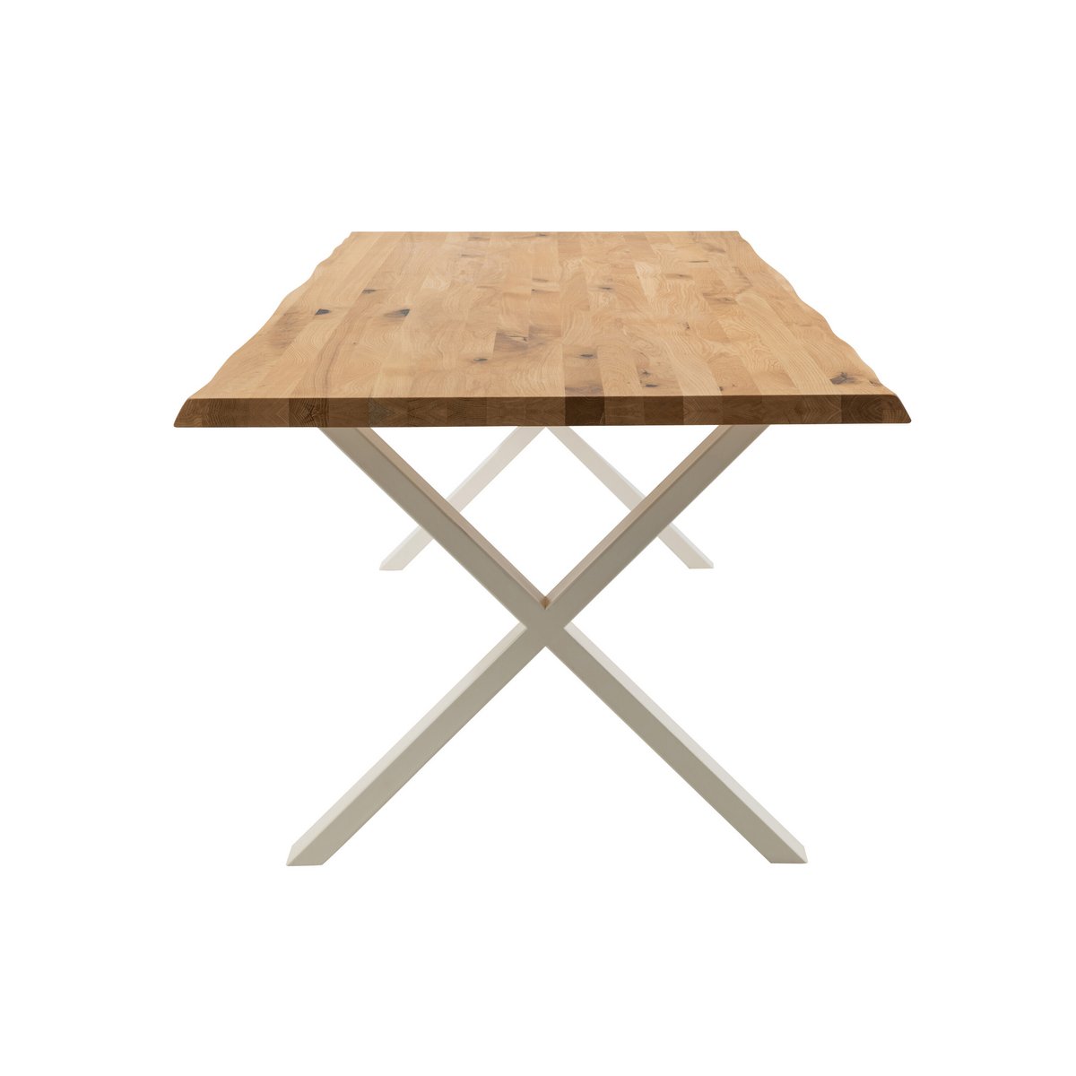 Table d'appoint J-Line Legs Cross dans un salon moderne