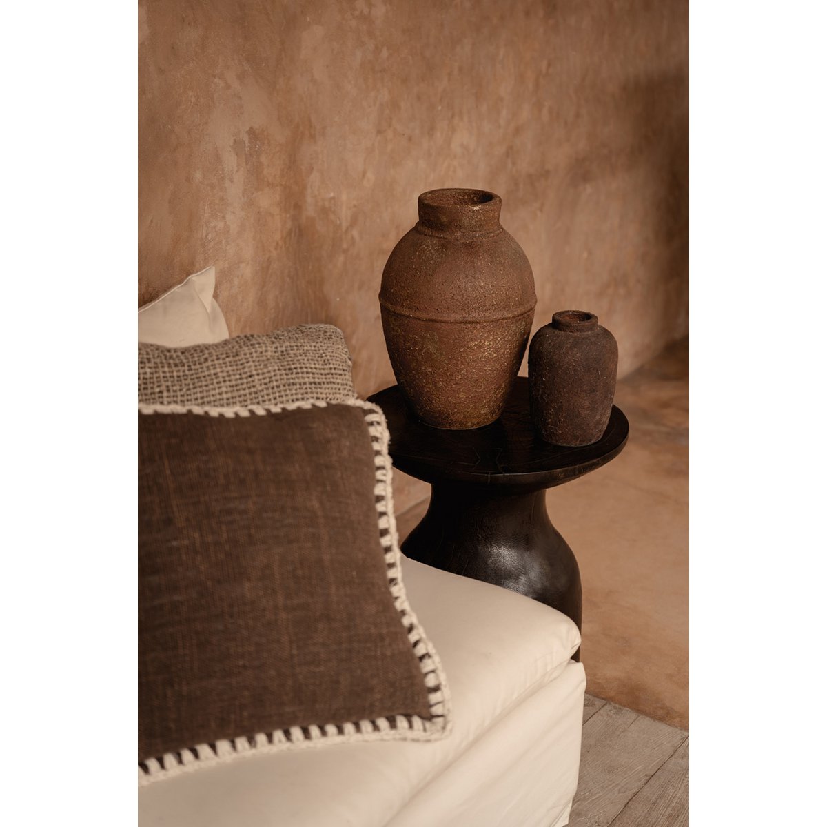 Le Vase Amphora Rustica - Terre Cuite - L