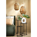 Ensemble de tables d'appoint Quinty Noir