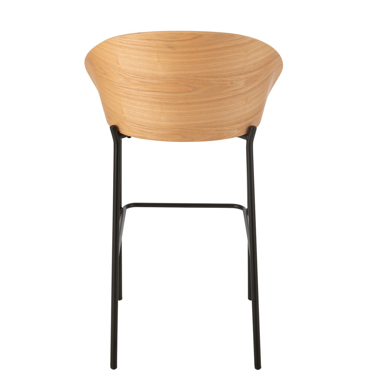 Vue latérale du tabouret de bar Lone J-Line, soulignant sa hauteur