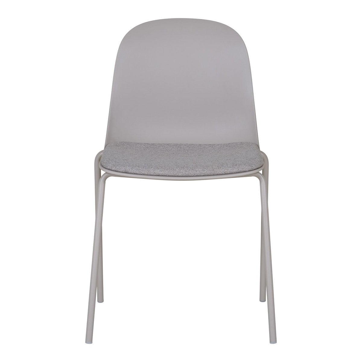 Détail du tissu gris clair de la chaise Madalena