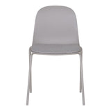Détail du tissu gris clair de la chaise Madalena