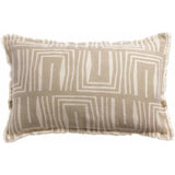 Coussin imprimé Tina Naturel 40 x 65