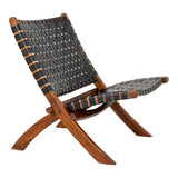Chaise Pliante Perugia, vue pliée pour un rangement facile