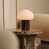 Lampe de table rechargeable Jord marron foncé