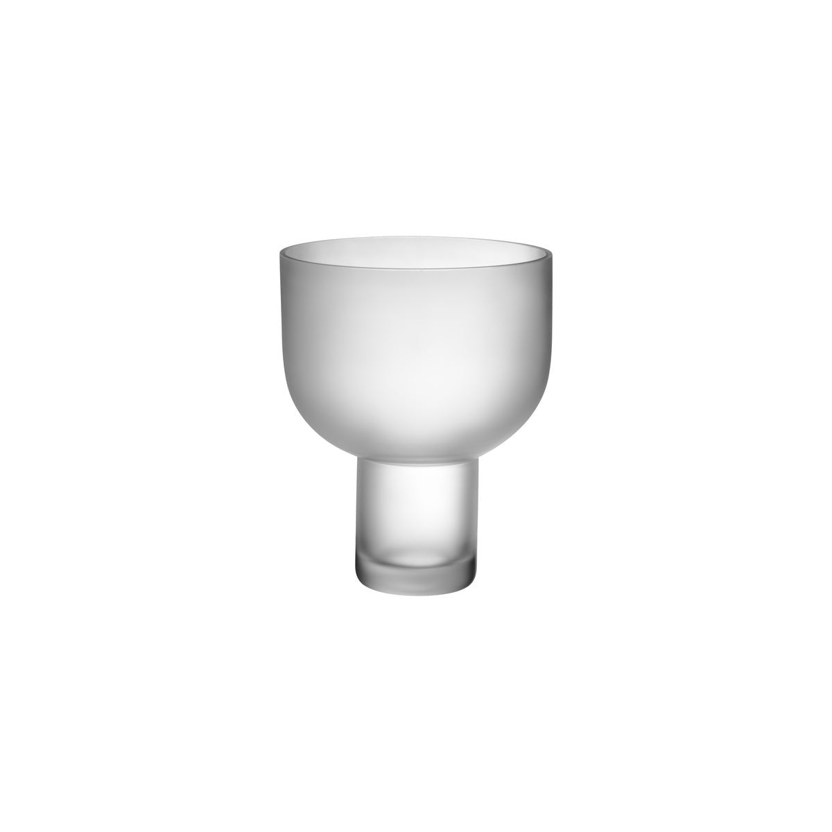 Vase NEBL moyen givré - vue de face avec effet givré