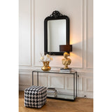 Vue latérale du pouf J-Line Wide, design élégant