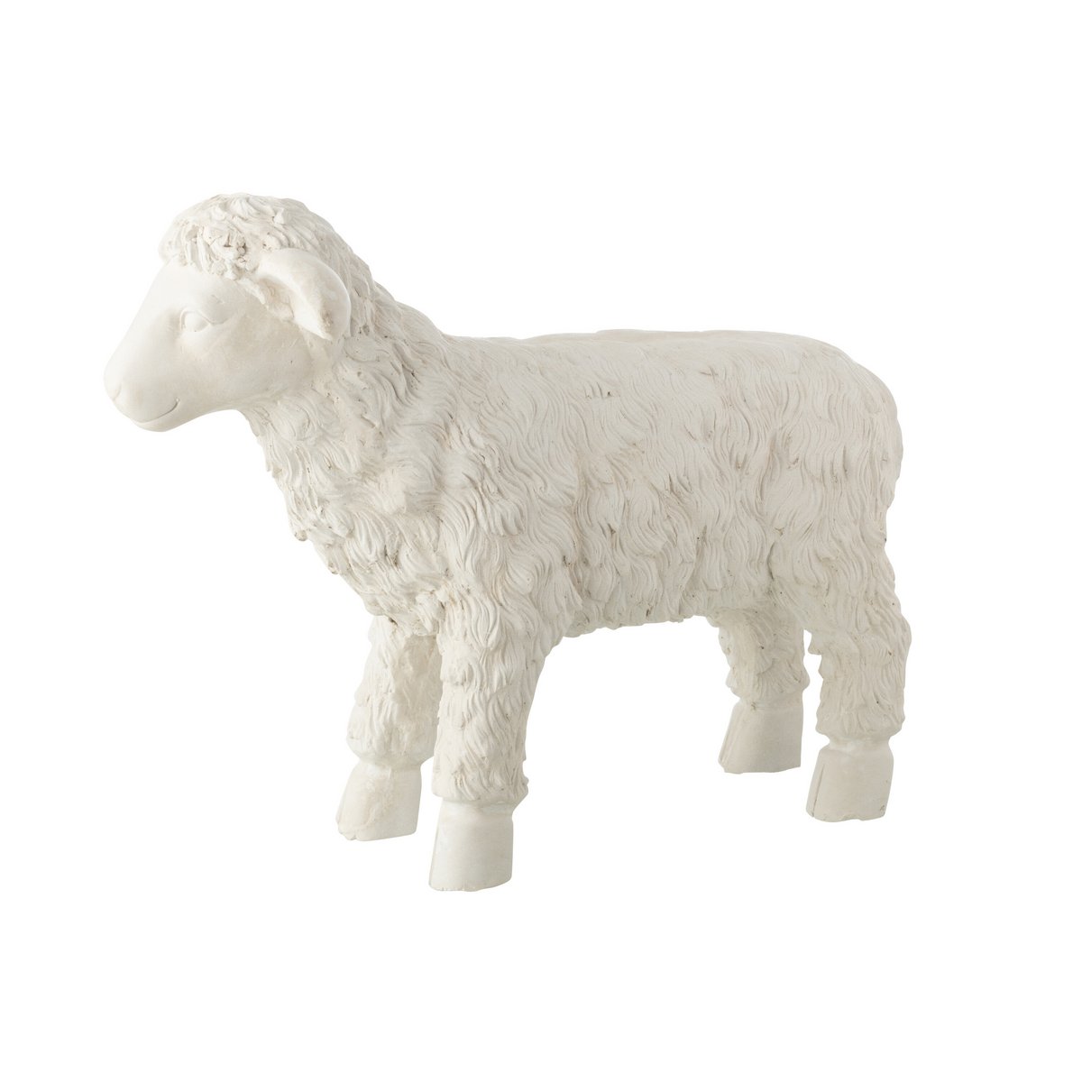 Mouton extérieur en plastique J-Line, ambiance bohème au soleil