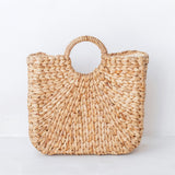 Sac d’été tissé | Sac Shopping SAMBAS en Jacinthe d'Eau