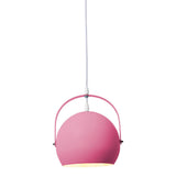 Pendante "Colorado" rose Ø Env. 25 cm, métal, socket E27, éclairage pour le salon, salle à manger, chambre pour enfants